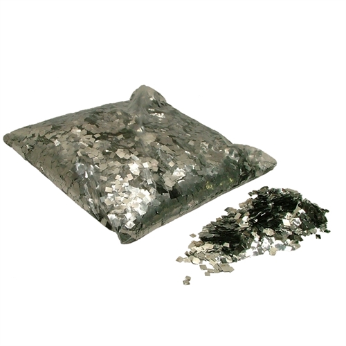 Metalkonfetti, 6x6mm, 1kg (500.000stk) Silver