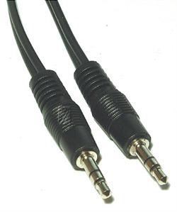 3,5mm jack-kabel Han-Han, 1,5m stereo