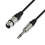 XLR hun > 6,3mm Stereo jack, 3 meter