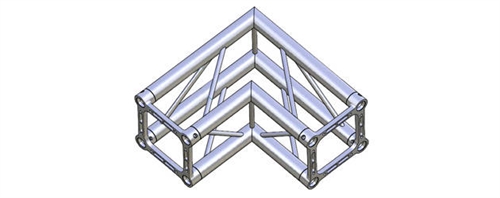 Leje Truss, 4-kant, Litec QX30S, 90° hjørne