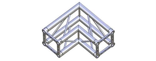 Leje Truss, 4-kant, Litec QX30S, 90° hjørne