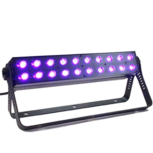 Leje UV LED lampe med DMX, 20x3W