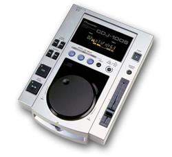 Pioneer CDJ100S single CD-player, Sølv