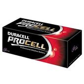Batteri D, Duracell Procell 1,5volt, 10 stk.