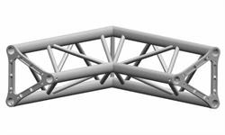 Truss 29 cm side, 3-kant, 2-way 60°, int