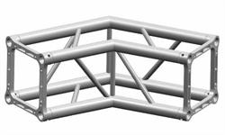 Truss 29 cm side, 4-kant, 2-way 120°