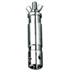 Spigot, 28mm til stativer, Alu m/M10bolt