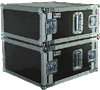 Rack 19´´, 6U, 45cm dyb, 6,5mm finer