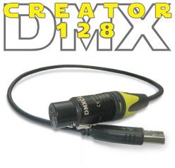 DMXCreator 128, USB > DMX-dongle 128 kanaler. **RESTSALG**