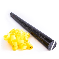 Konfetti Bomberør,Papirstreamers 15mm10m Yellow