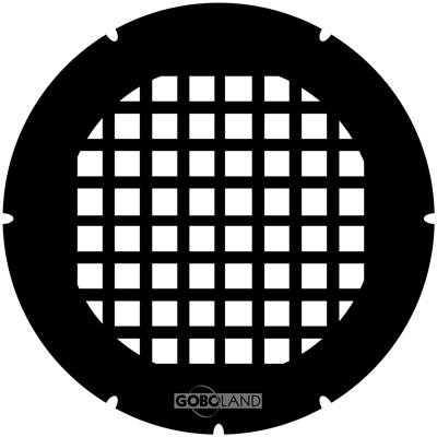 Metal gobo, Grid 1