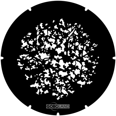 Metal gobo, Cherry blossom