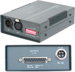 SRS, DMX - analog converter, 0-10v, 16ch