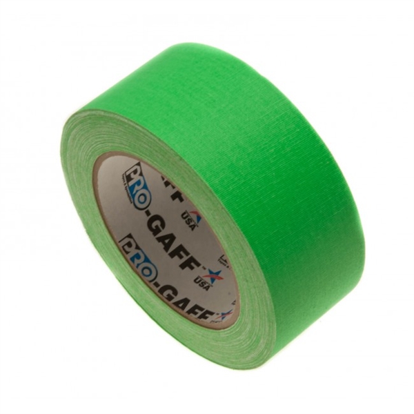 tidligere Allergi cyklus Glow Gaffa Tape, Lærredstape 48mmx22,8m Grøn