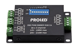 LED RGB DMX DRIVER 3x3A 12-24V CA