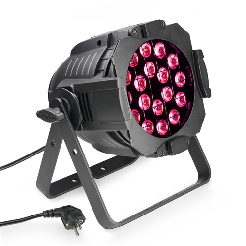 Cameo Studio PAR64 18 x 3 W TRI LED RGB, SORT *UDGÅR*