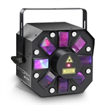 Cameo LED Storm - 5x3W RGBWA Derby + Laser + Strobe